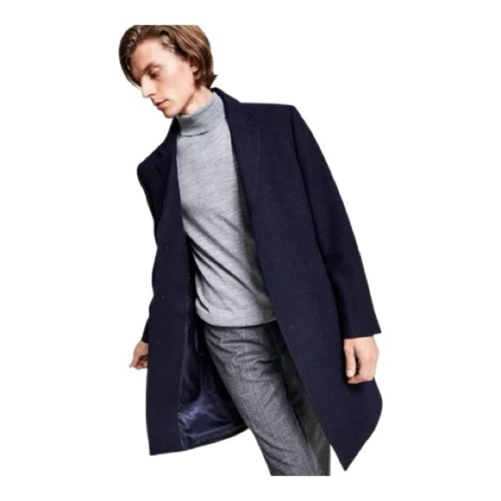 Lauren Ralph Lauren Men's Cashmere Blend Luther Overcoat Sz 42 Short